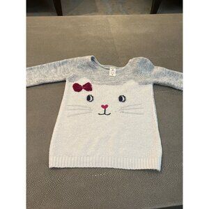 Carters Kitty Sweater 3T GUC